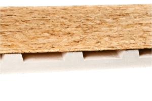 Isolpanel pannello isolante in polistirene espanso con OSB tipo 3 da esterni, per tetto ventilato